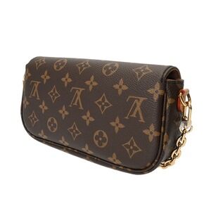 Louis Vuitton on Shoulder Brown Ivy Monogram Chain Wallet Canvas Bag